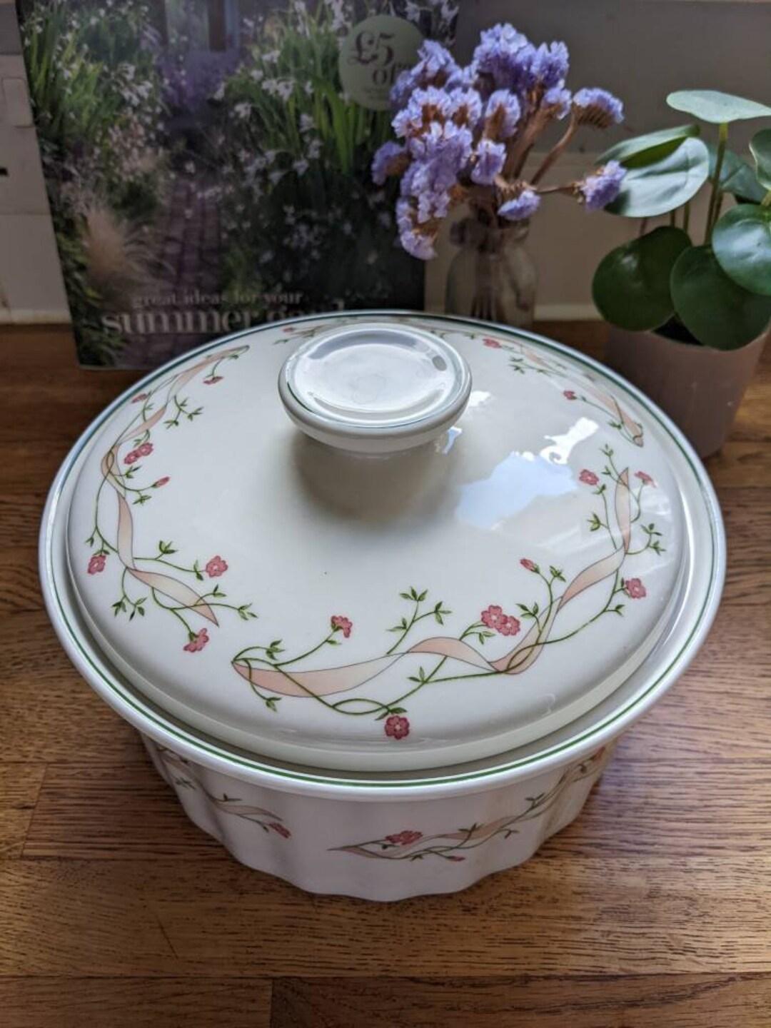 Vintage Casserole Dish Johnson Brothers Eternal Beau Etsy Canada