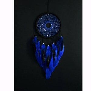 Dromenvanger groot sterrenbeeld wanddecor, blauwe dromenvanger Ursa Major muurbord, Galaxy-dromenvanger, geschenken ruimteliefhebber, kerstcadeau