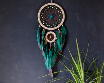 Traditional Large Dreamcatcher, Native American Inspired Authentic