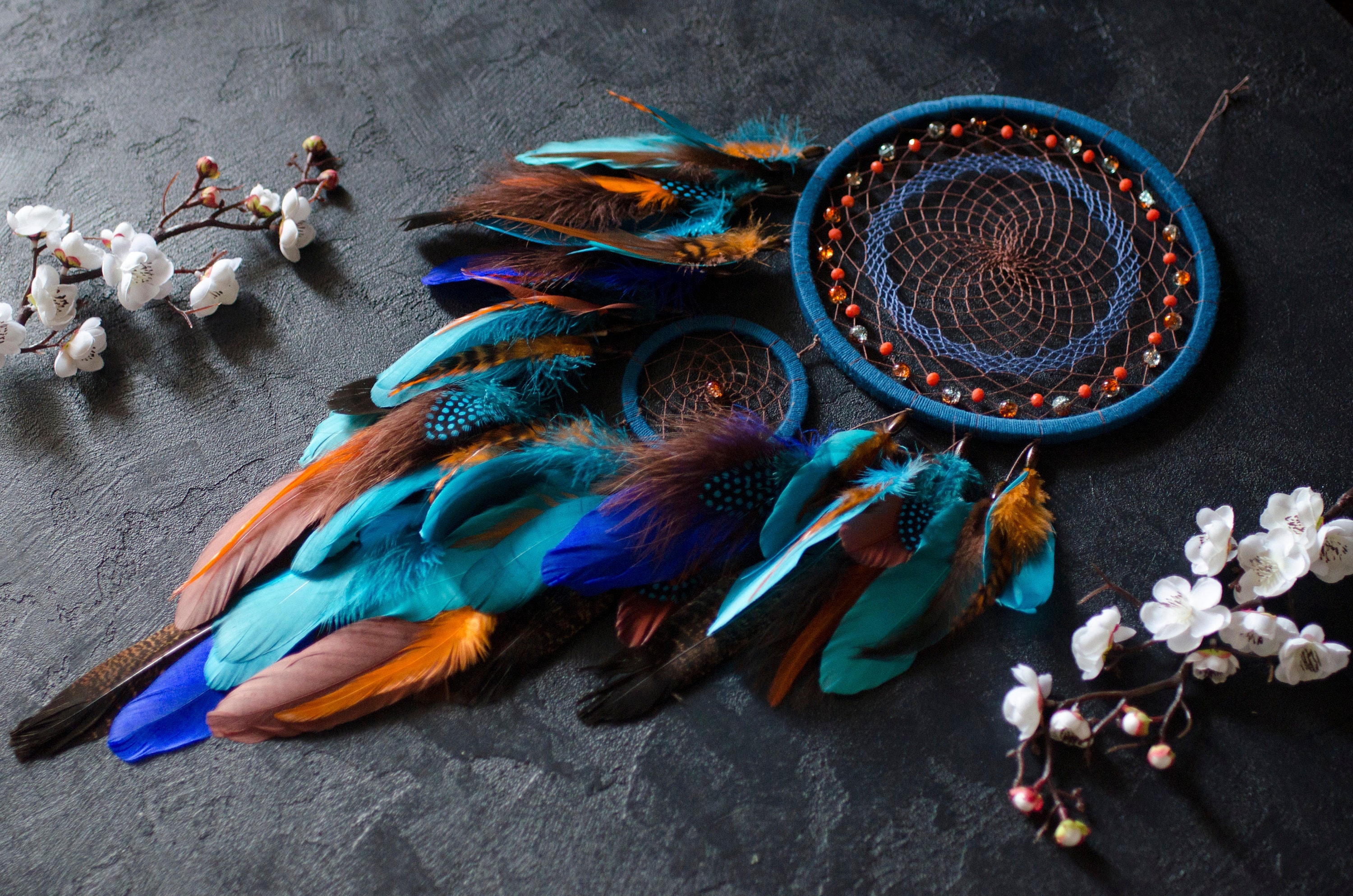 ■■送料無料■ROXY■DREAMCATCHER 78■152cm■調整ビン付■ Amazon.com: ANROYE Blue Triple Moon Goddess Macrame Wall Hanging