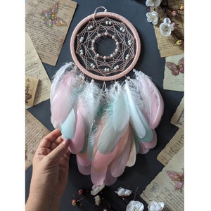 Dreamcatcher Nursery Baby Pink & Mint Pink for Girls | Whimsical Bedroom Decor