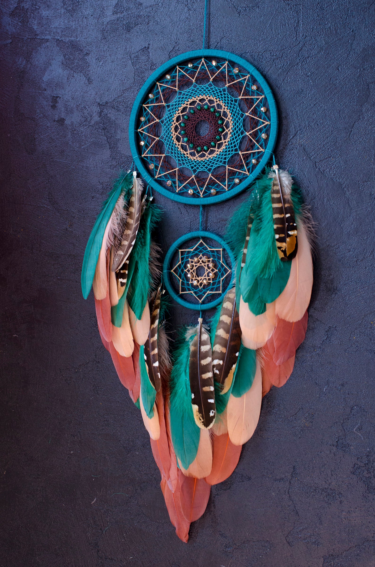 Green Dream Catcher Etsy