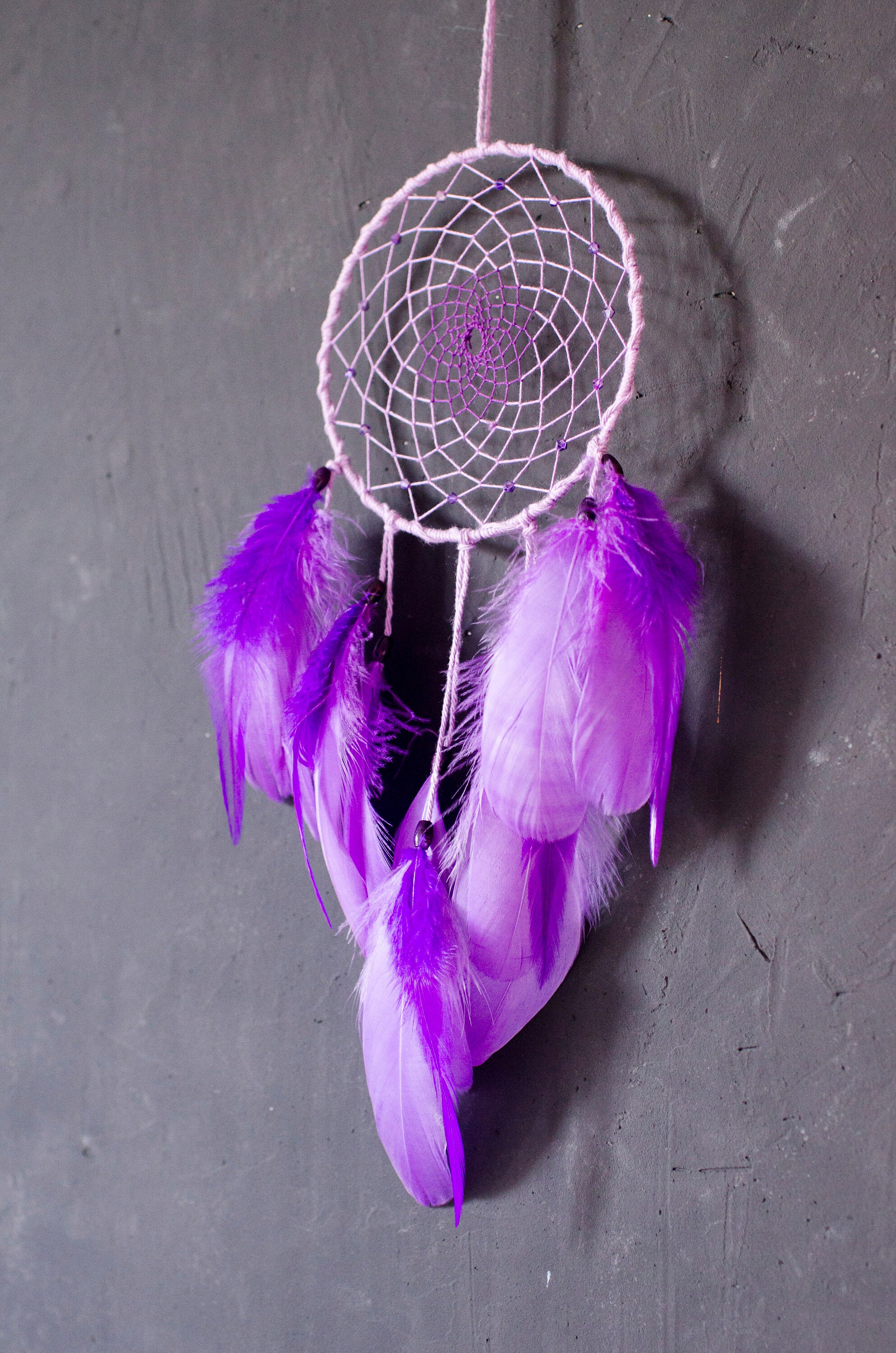 Purple Dream Catcher. Dreamcatcher for Baby Girl Nursery. - Etsy