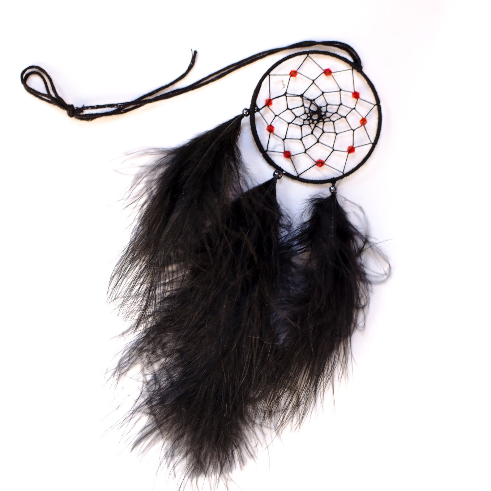 Car Charm Small Dream Catchers for Car Black Boho Etsy