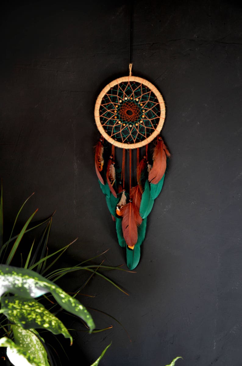 Native American Dreamcatcher Authentic Dream Catcher Boho Etsy