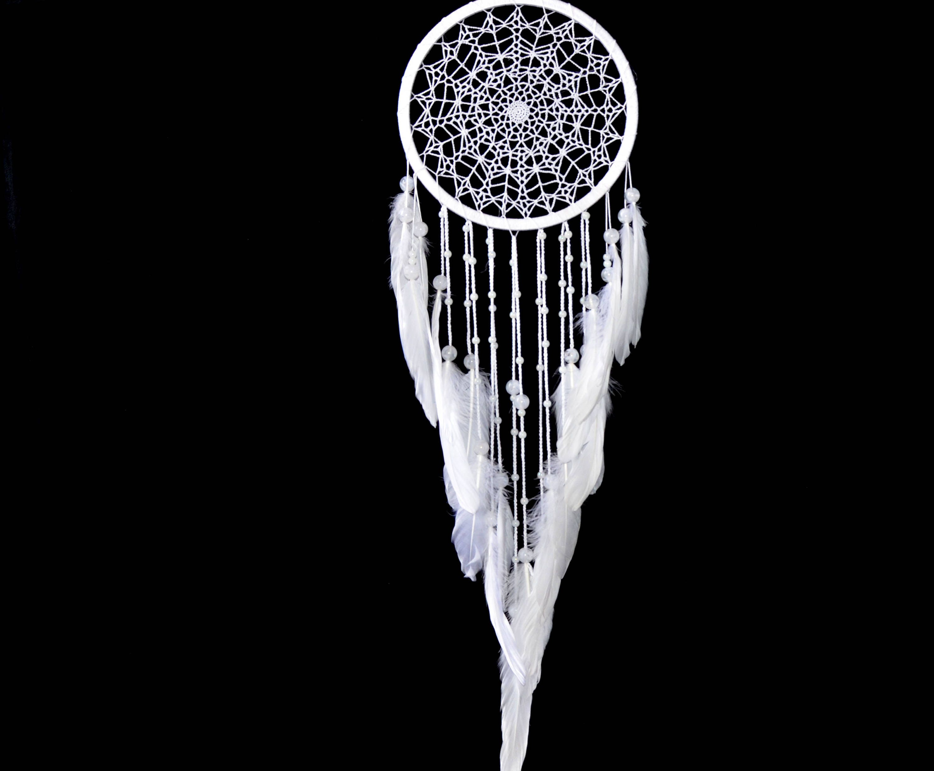 Boho Dream Catcher White Dream Catcher Wedding Backdrop Etsy