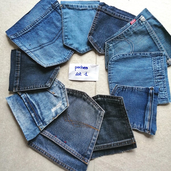 poches de jean's recyclés - recyclage denim