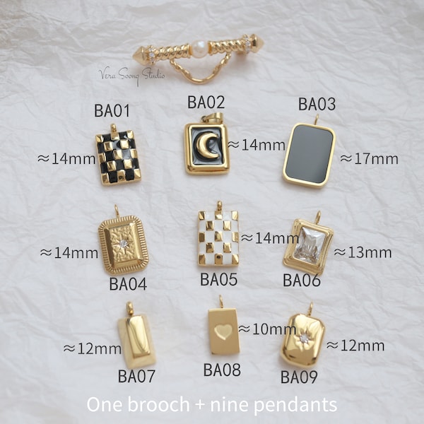 Convert a Brooch Into a Pendant Etsy