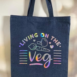 Denim tote/market bag