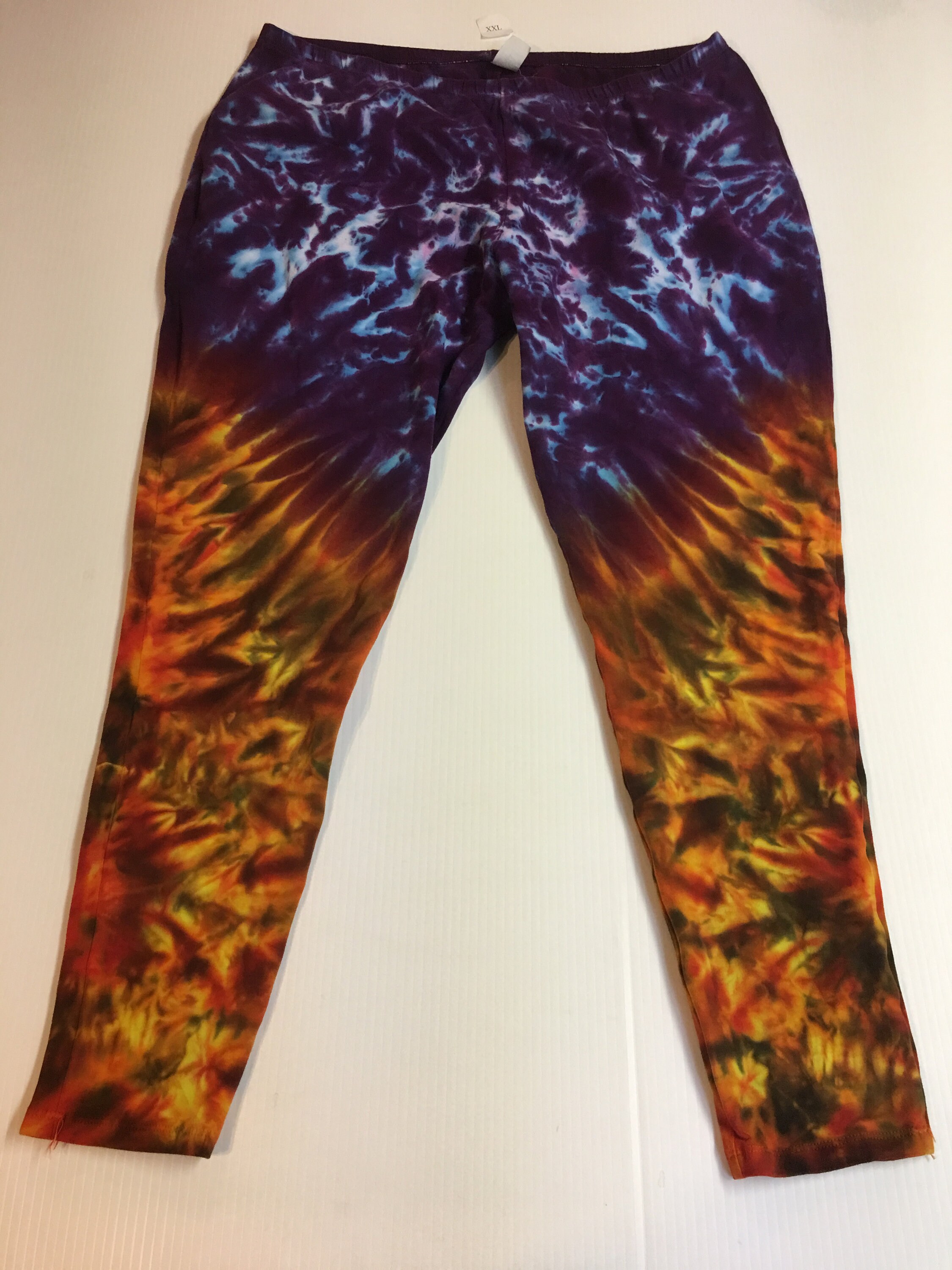 Tie Dyed leggins / yoga pants XXL