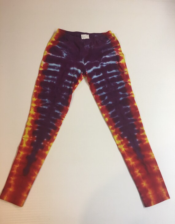 Tie Dyed leggins / yoga pants XS