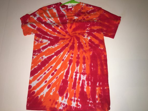 Starburst Spiral Tie Dye Crew neck Tee  Small