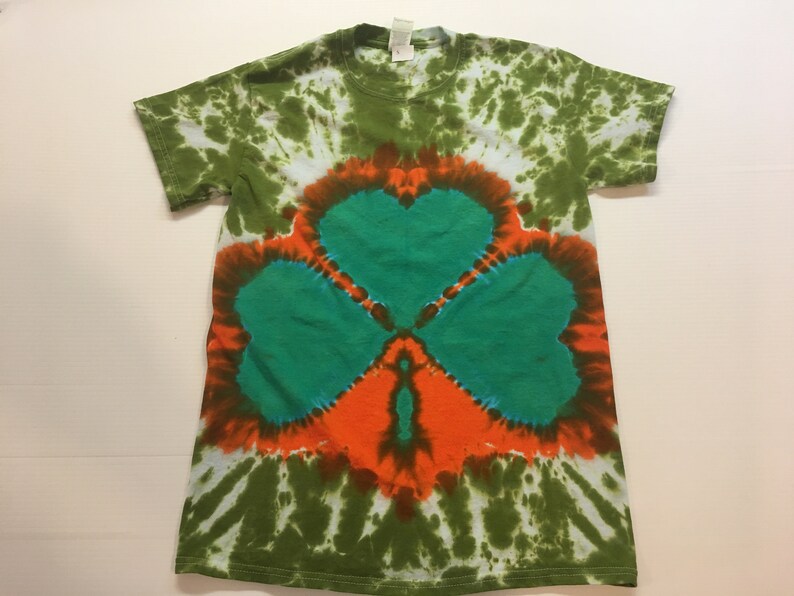 st patrick's day tie dye shirt