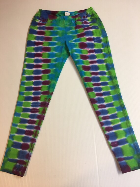 Tie Dyed leggins / yoga pants Small