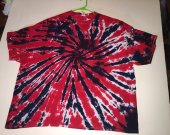 Tie Dyed Starburst Spiral tee shirt 5XL