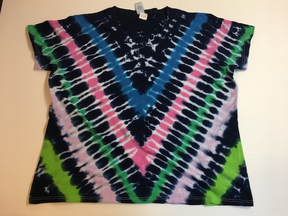 Ladies plus sized  one of a kind  Tie Dye V Neck