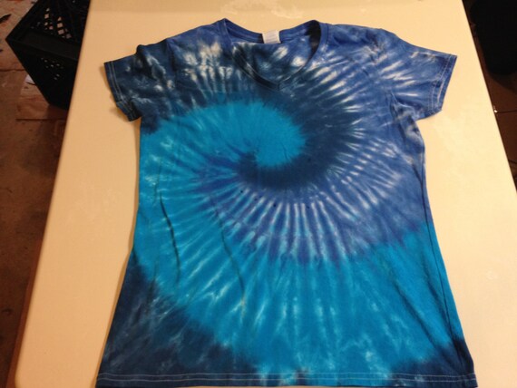 Ladies one of a kind  Spiral Tie Dyed Tee