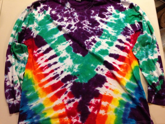 Tie Dyed Long Sleeved Tee