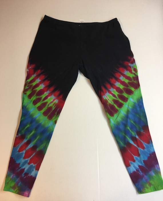 Tie Dyed leggins / yoga pants XXXL