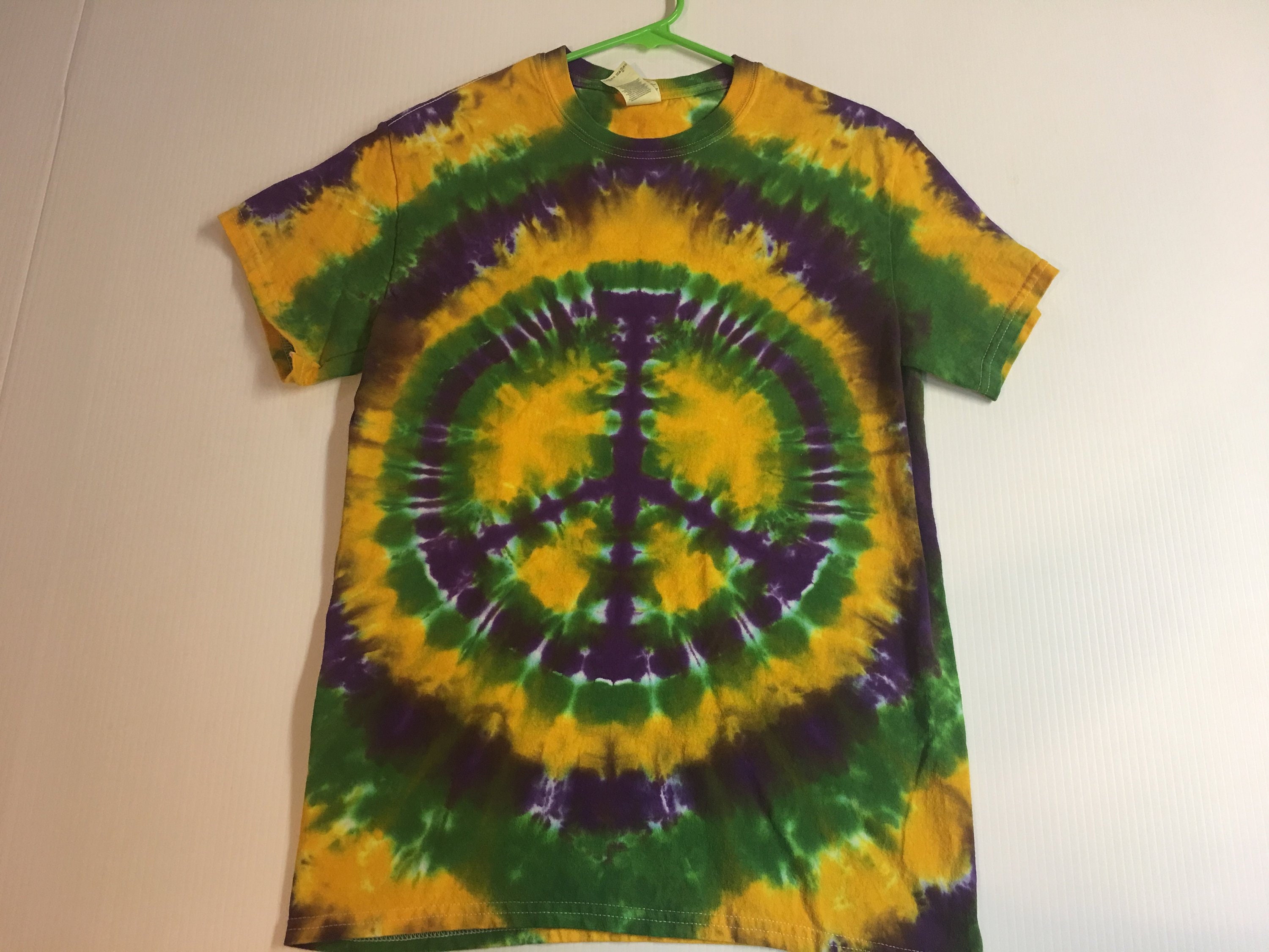 tie dye mardi gras shirt