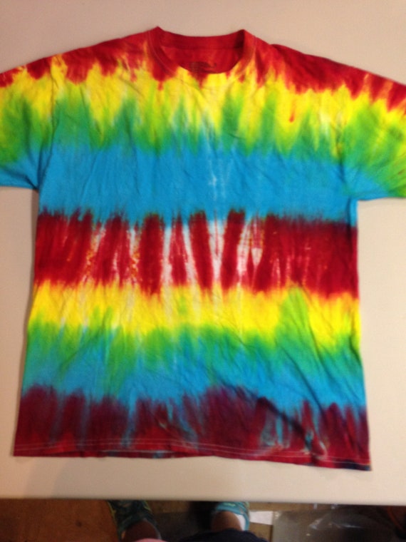 Tie Dye Crew neck Tee Large