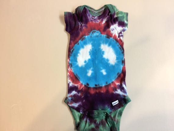 Tie Dyed Baby Onsie