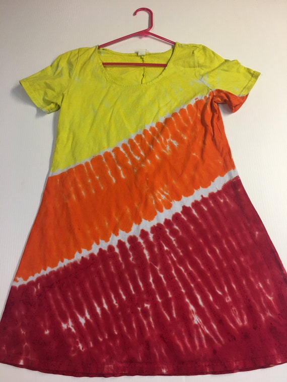 Tie Dyed Dress Large