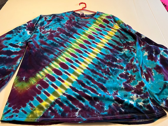 Tie Dyed Long Sleeved Tee 3XL Banner