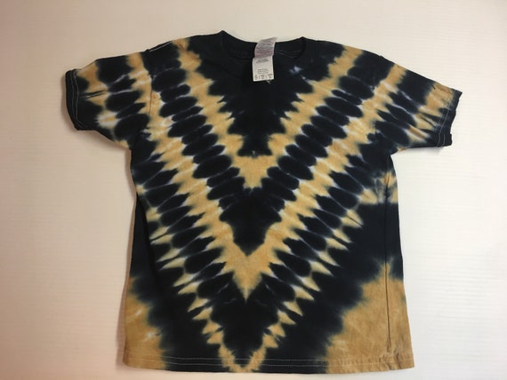 6T Black and Gold Tie Dyed Toddler Tee