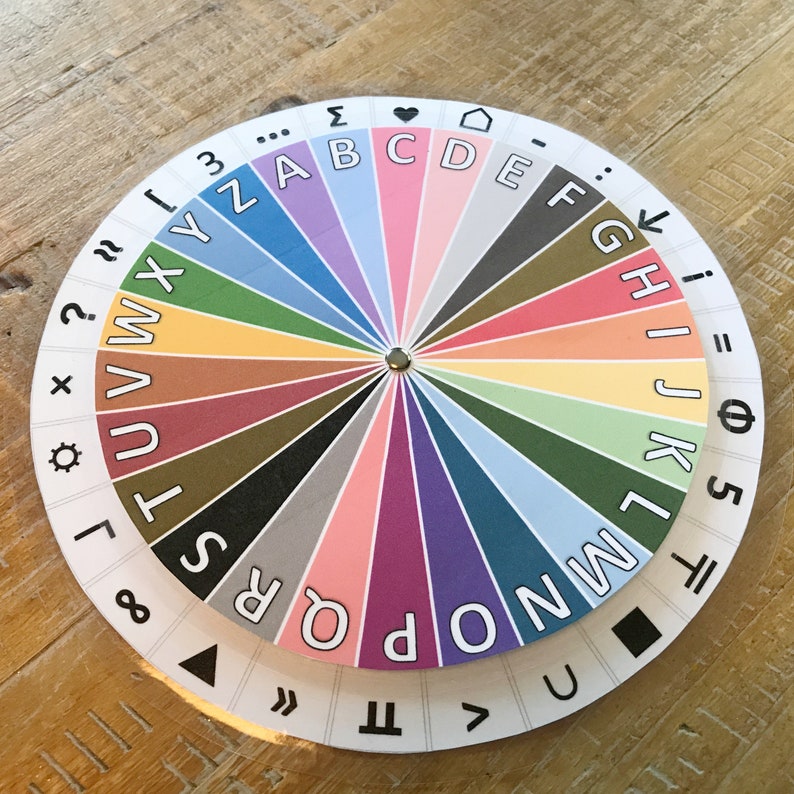 Free Printable Secret Decoder Wheel