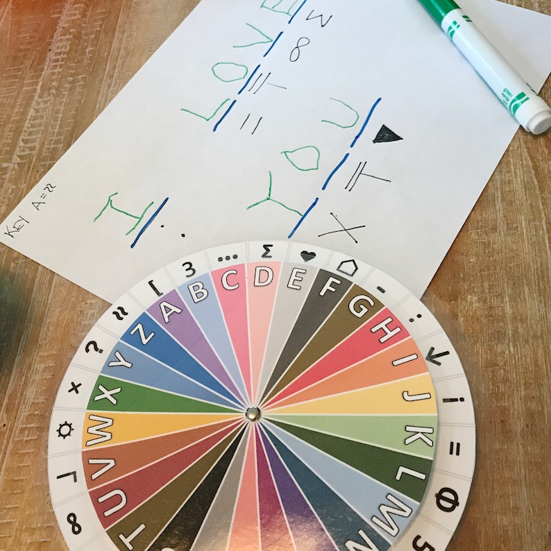 Decoder Wheel Printable Secret Codes for Kids Cypher - Etsy Nederland