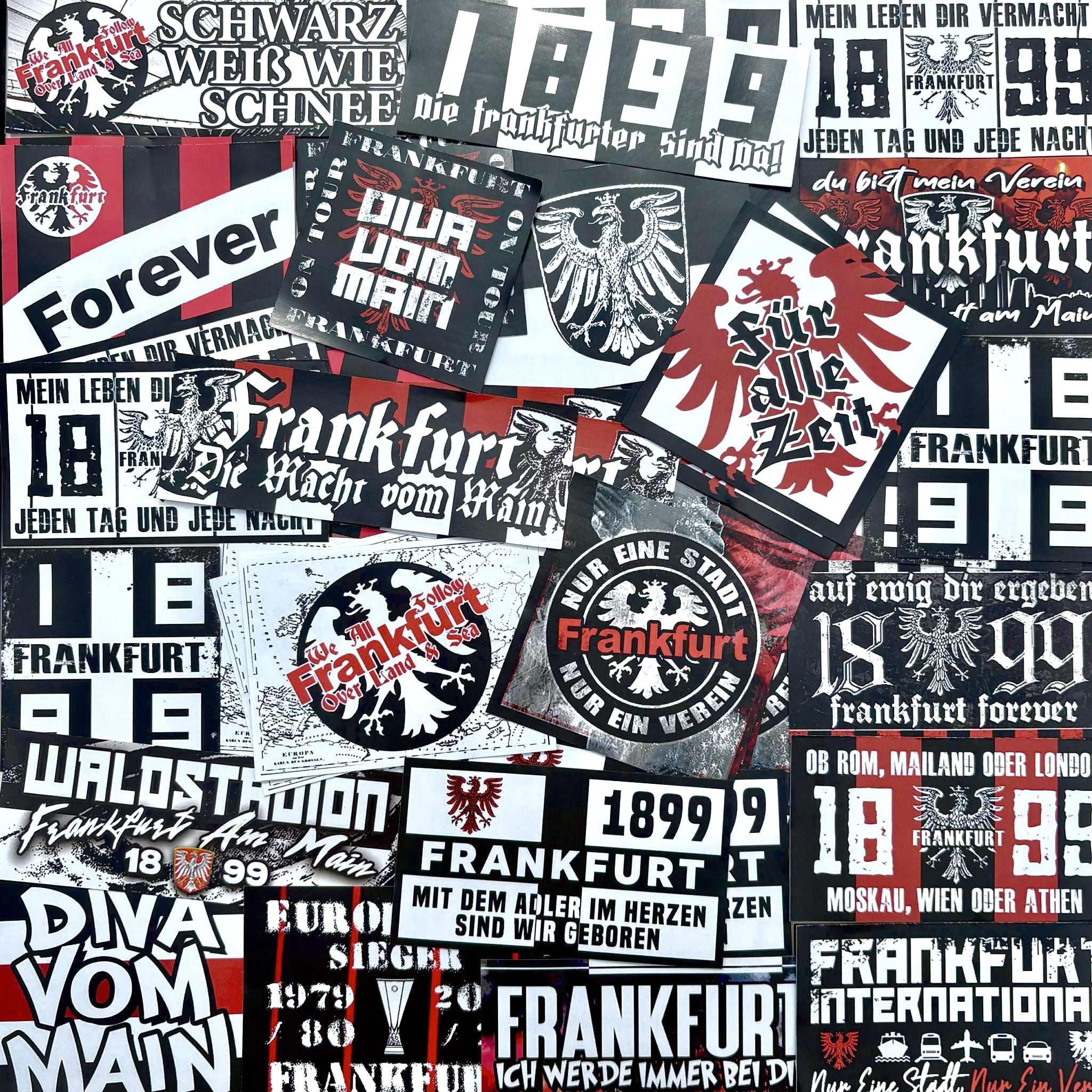 100 x アイントラハト フランクフルト ステッカー - Inspiriert von