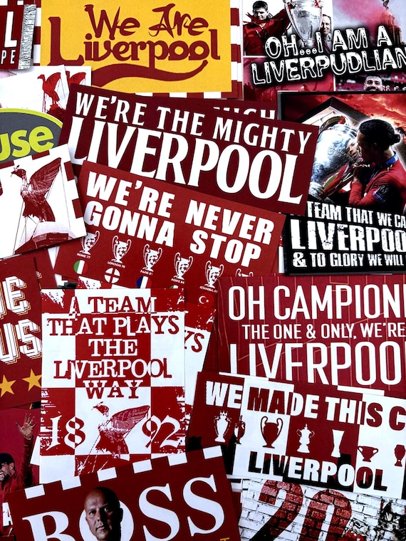 リバプールステッカー100枚 - LFCバナー、プログラム、シャツ