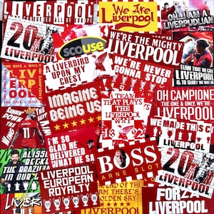 Lot De 100 Autocollants Sheffield Utd - Inspirés Par United SUFC Ultras