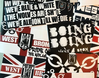 Rare insigne émaillé West Bromwich Albion Supporter