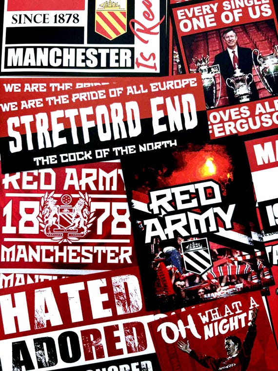 Écharpe Support Manchester United – Pride Of The North – Rouge/Noir/Blanc – Homme