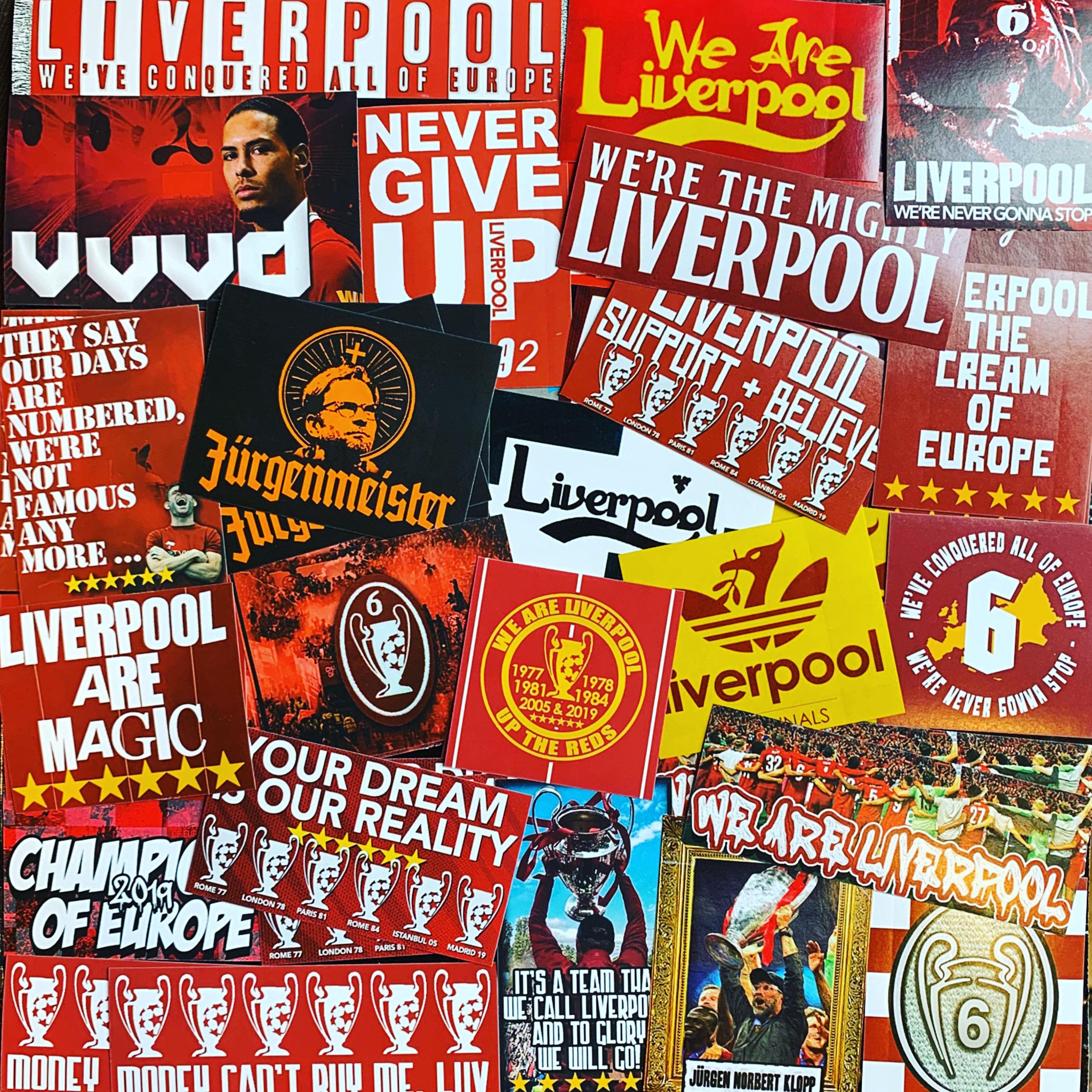 Sports & Outdoors Liverpool Soccer Decal Vinyl Team Colors/Youll Never