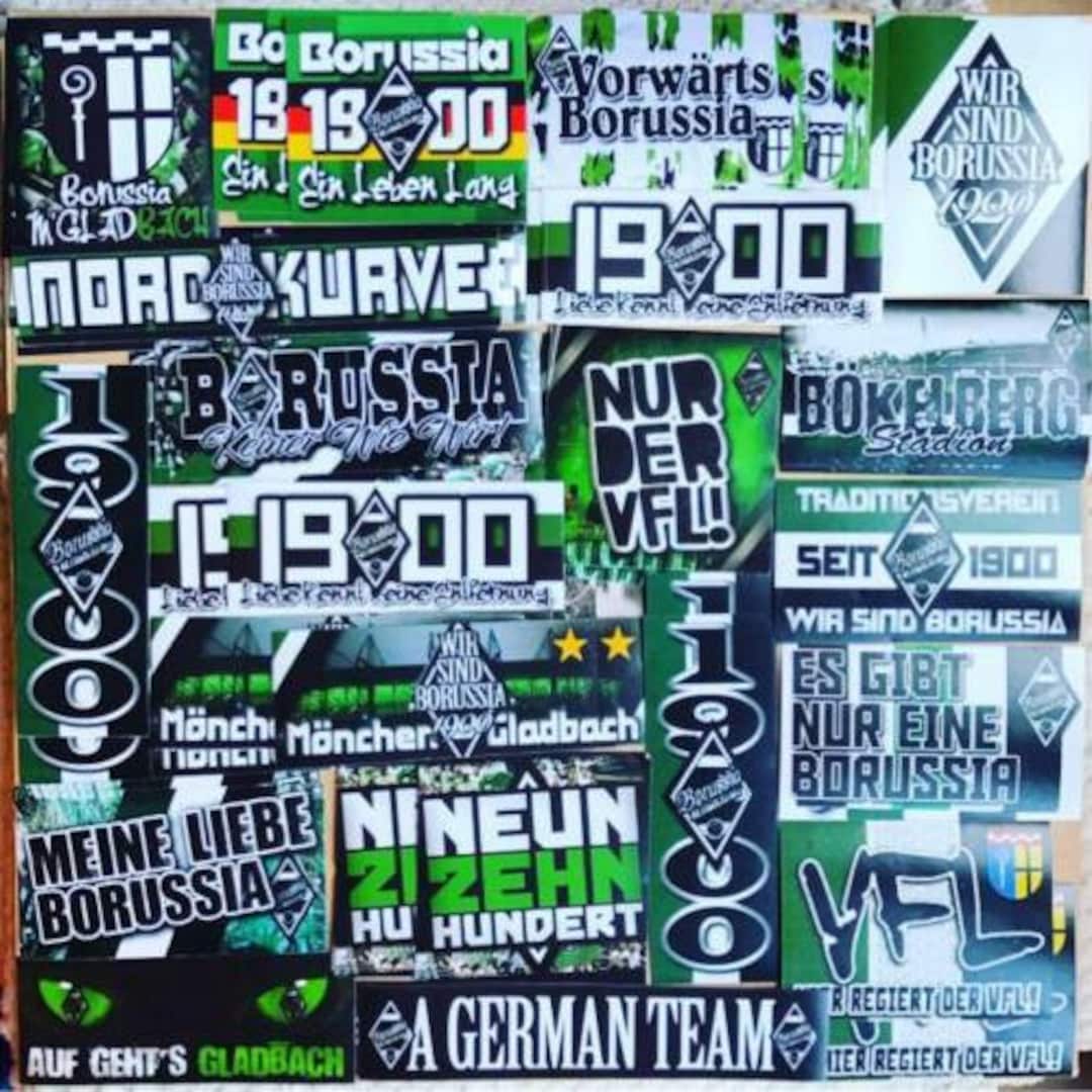 Fahne Mönchengladbach "Meine Liebe Mein Verein" - 90 X 150 Cm, Polyester, Wetterfest