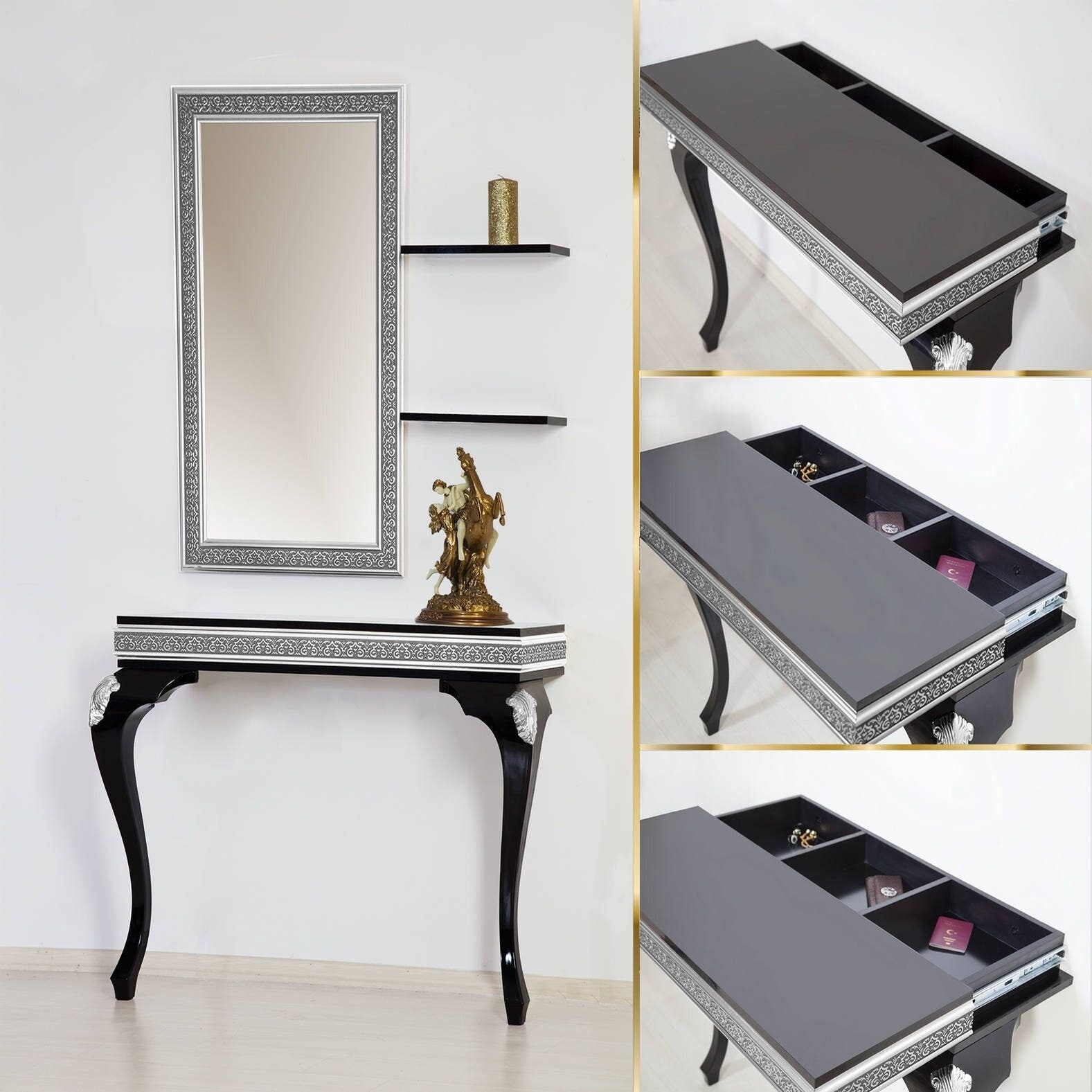 Tavolo Consolle Stretto, Mensola a Muro, Tavolo Consolle, Tavolo Ingresso, Copertura Radiatore, Consolle, Tavolo Consolle Stretto, Ripiano Radiatore,