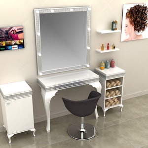 Makeup Vanity Table with Mirror and Lights, Makeup Vanity Table, Makeup Vanity Table with Lights, Makeup Vanity Table Drawers, Makeup table