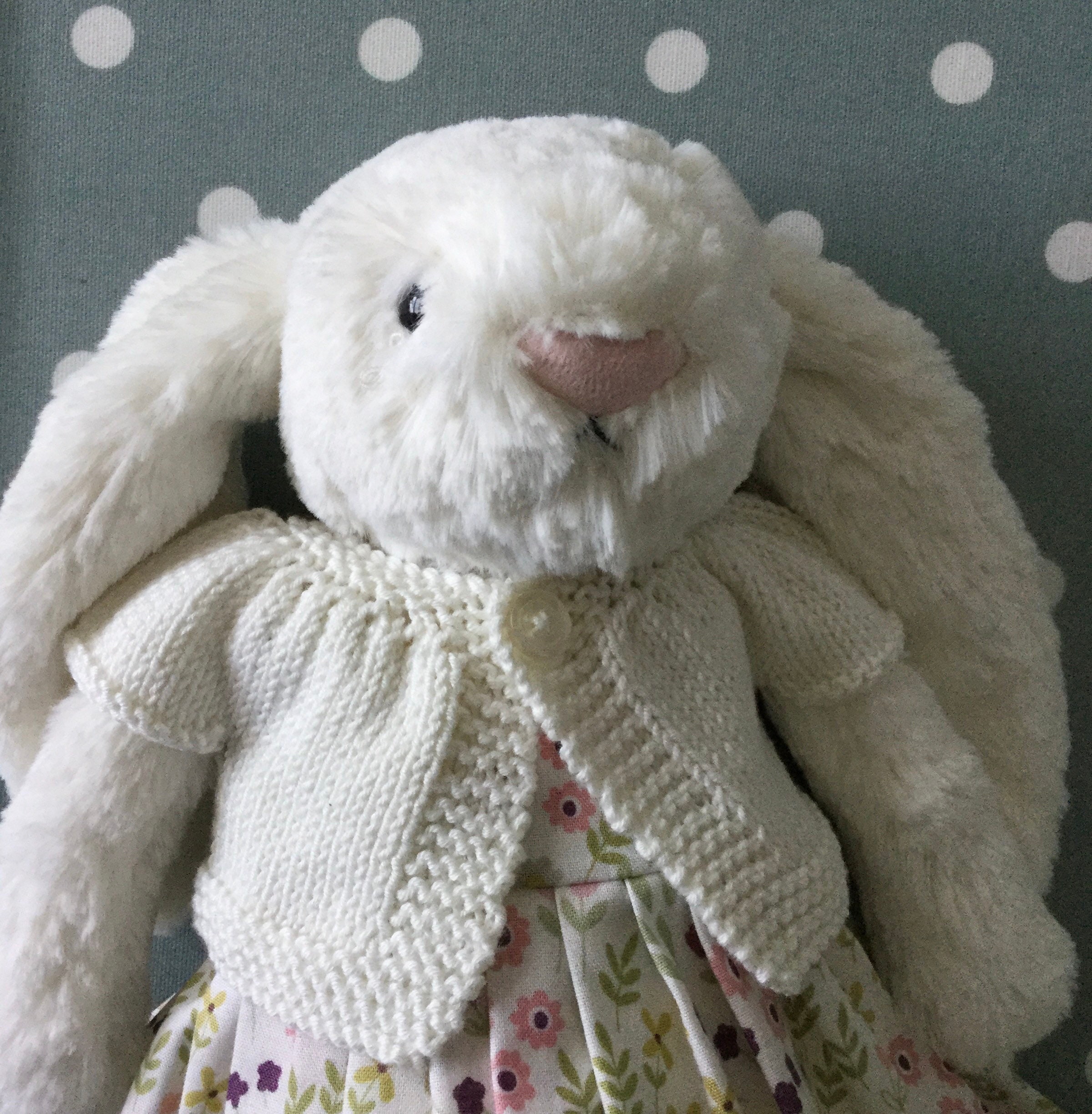 Dress and Cardigan PDF Pattern to Fit Your Jellycat Medium Etsy Hong Kong