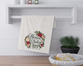 Canticchiare floreale "Il cielo e la natura" / Decorazione natalizia per la cucina
