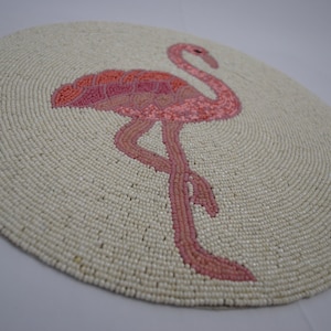 Flamingo table mat, Flamingo dinner mats,  flamingo bedside table mats, flamingo home decor, flamingo table decor