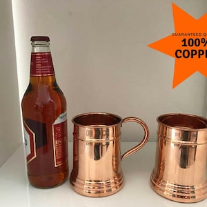 original copper mugs, solid copper cups, Moscow mule beer mugs, beer cups, 100% copper mug, Drinking mug, beer mugs, anniversary gift,