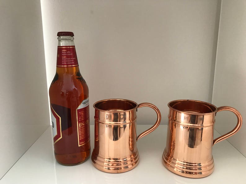 Original Copper Mugs Solid Copper Cups Moscow Mule Beer Etsy UK