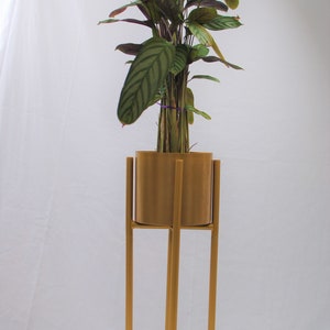 Gold planters with stand, garden planters, gold planters and pots, indoor planters, outdoor planters