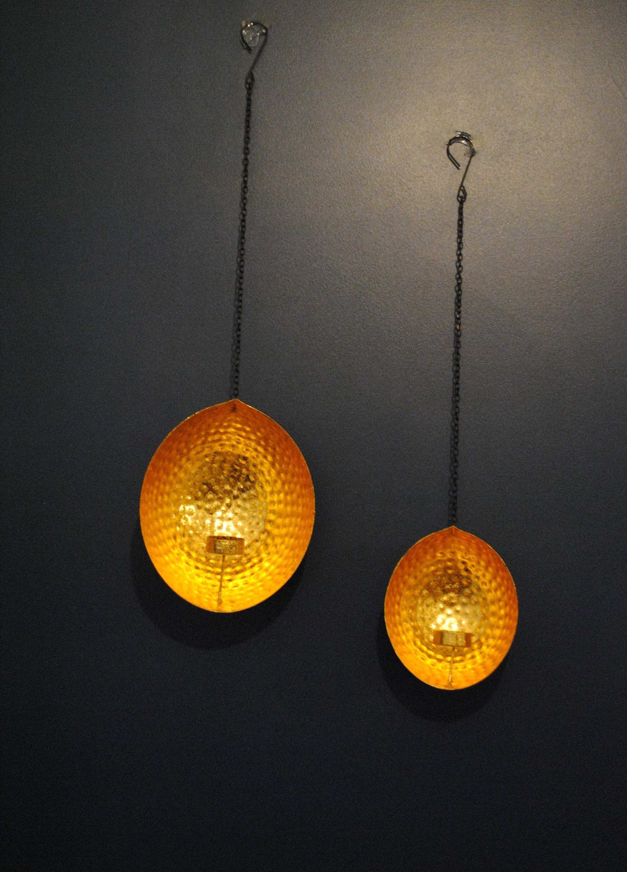 Porte-Lumières à Thé, Porte-Lumières Thé Mariage, Porte-Lumière Chaîne, Suspendu, Support en Métal M