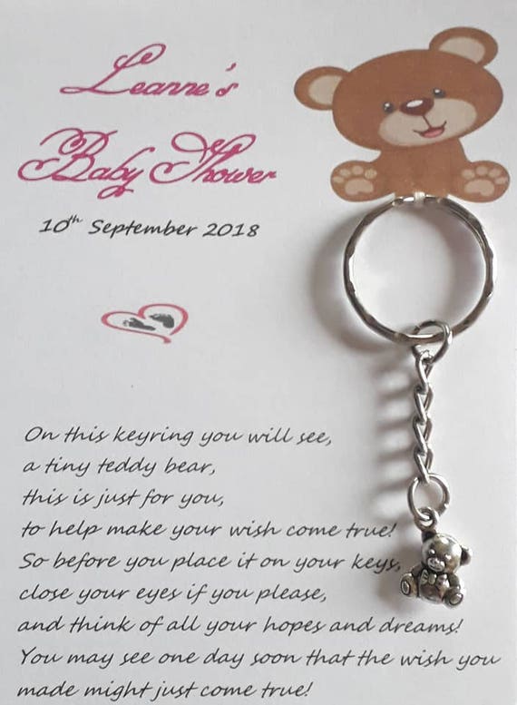 personalised baby keyrings