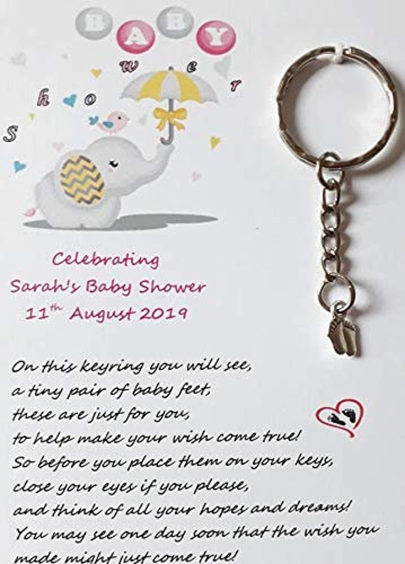 personalised baby keyrings