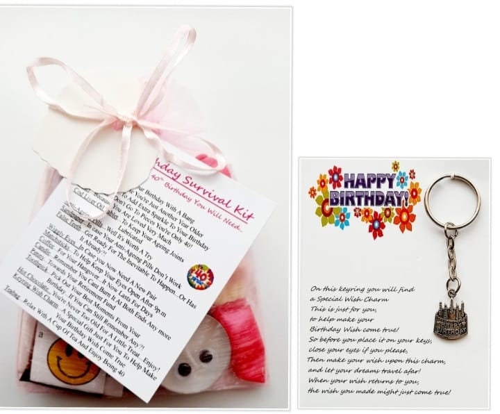 40th Birthday Survival Kit Fun Novelty Gift